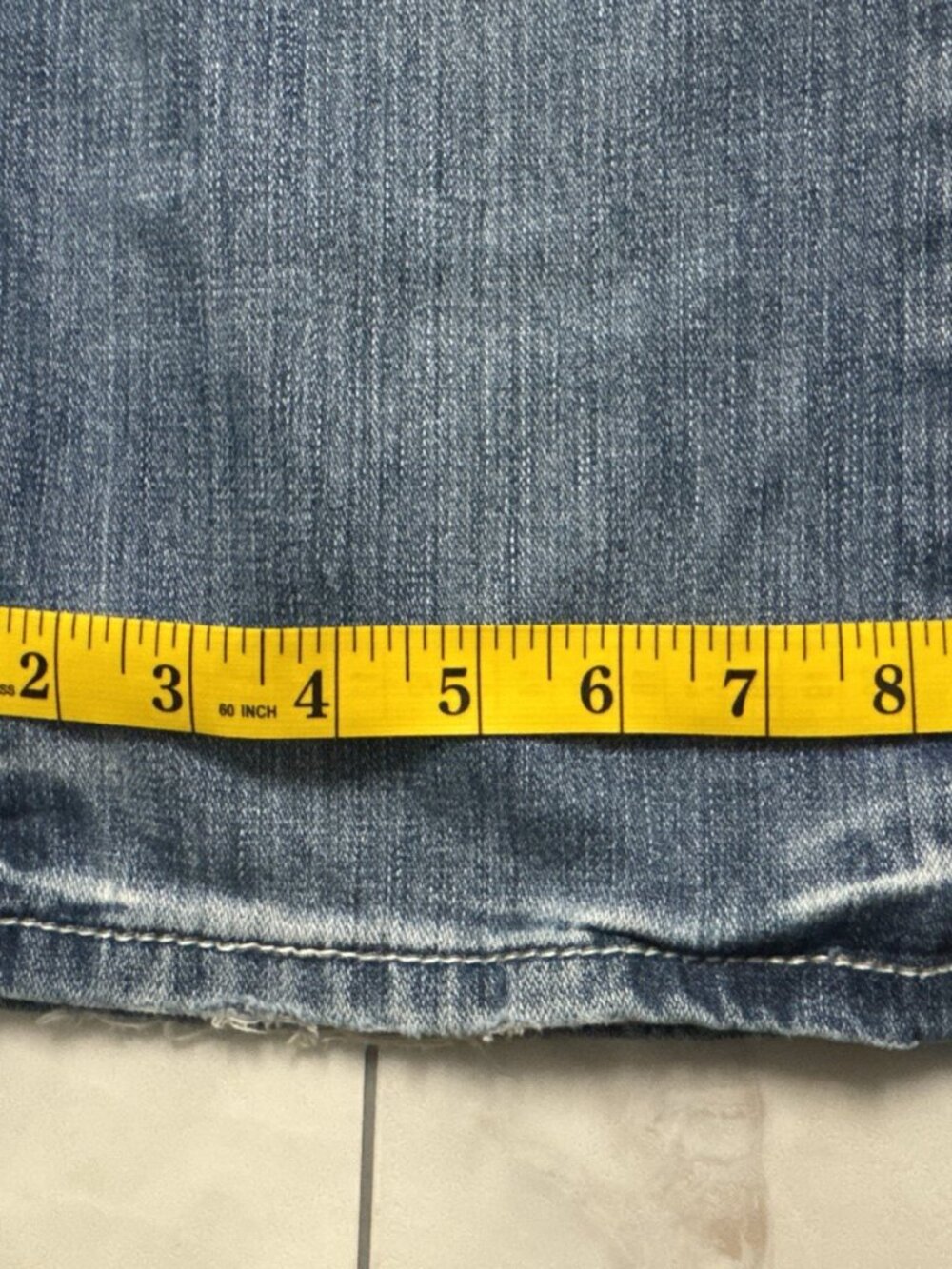 BKE Tyler Jeans Mens 36 S Blue Denim Straight Mid Embroidered Relaxed 36x29 - Picture 11 of 12